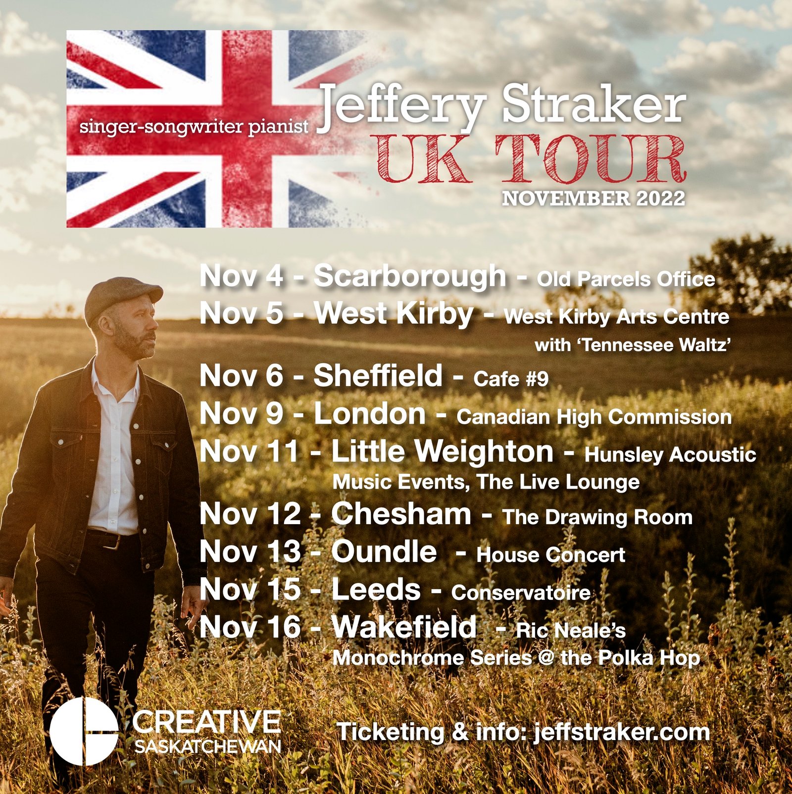 Jeffery Straker UK Tour